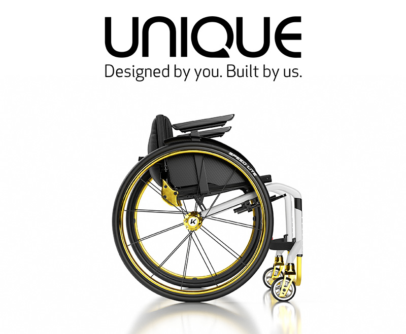 UNIQUE fauteuils roulants manuels sur mesure